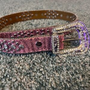 Girls rodeo fashion belt